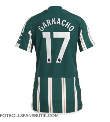 Manchester United Alejandro Garnacho #17 Replika Bortatröja Damer 2023-24 Kortärmad